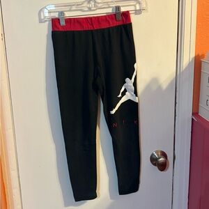 Jordan Kids Black and Red Leggings